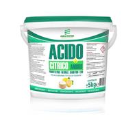 Acido Citrico ANIDRO E330 5kg Barattolo Anticalcare Ammorbidente Disincrostante