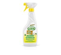 ALGA BIO - Acido Citrico Spray per Bucato e Lavaggio Vestiti, Detergente Naturale Anticalcare per Lavatrice, Ammorbidente e Brillantante per Lavastoviglie 500ml
