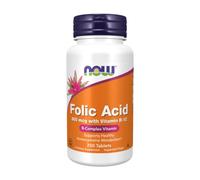 Now Foods Folic Acid 800mcg + B-12 25mcg (250 Compressa)