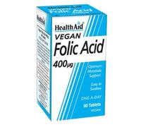 HEALTHAID Acido Folico 400 µg - Integratore per la gravidanza 90 compresse