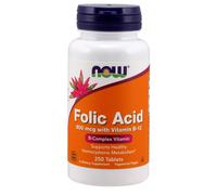 Acido folico con vitamina B12, 800mcg - 250 tabs