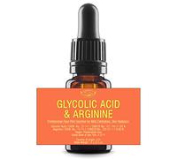 ACIDO GLICOLICO - 65% con L-ARGININA - 9,9% - Complesso Peeling Viso - Liquido - Soluzione Peeling Viso Professionale per Esfoliazione Delicata, Luminosità Della Pelle - 14g