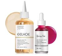 Acido Glicolico 7% Toner, AHA 30% + BHA 2% Peeling Solution, Tonico per il Viso Glycolic Acid, Siero Viso AHA BHA, per Idratare, Pori Chiari, Adatto a Una Varietà di Tipi di Pelle