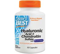 Doctor's Best, acido ialuronico + solfato di condroitina, 60 capsule - spediz...