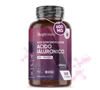 Acido Ialuronico Vegano da 600mg 120 Capsule 1 al Giorno (Scorta per 4 Mesi)