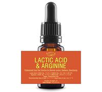 ACIDO LATTICO - 67,6% con L-ARGININA - 7.5% Complesso Peeling Viso - Liquido - Soluzione Peeling Viso Professionale per Controllo Macchie, Luminosità, Resurfacing - Senza Bruciore o Irritazione - 14g