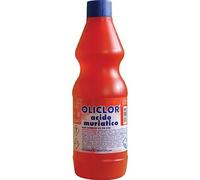 Acido Muriatico, Detergente Cloridrico 15%, Bottiglia da 1 Litro