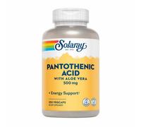 Acido Pantotenico Con Aloe Vera 250 Veg Caps 500 Mg