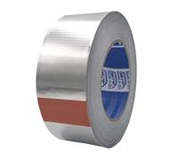 ACIT Nastro alluminio adesivo professionale, nastro per riparazioni resistente al calore, all'acqua, al freddo e alle alte temperature, nastro metallico adesivo (Con Liner, 50 mm x 50 mt)