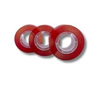 ACIT Nastro Biadesivo per parrucche 3 rotoli, 5m x 19mm supertrasparente, ideale per: extension, cosplay e protesi. Trasparente lucido, sottile, rimozione facile e adesivo resistente (25 mm)