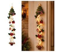 ACJSDGL Decorazione Natalizia Luminosa Albero di Natale da Porta con LED | In morbida peluche,lunga 60 cm,il design dell'albero di Natale completa con eleganza l'atmosfera delle feste.