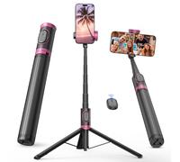 ACKIMA Treppiede per selfie da 170,2 cm, tutto in uno, treppiede per telefono con telecomando wireless, treppiedi estensibili e compatti, supporto portatile da viaggio per iPhone, Android, selfie