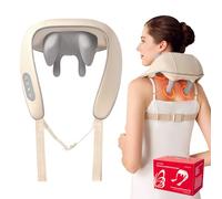 ACKIND Massaggiatore per collo con calore, massaggiatore shiatsu per spalle, massaggiatore elettrico per agopressione, regalo di San Valentino per genitori/anziani/salute/donne/uomini, massaggio