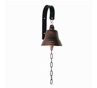 A ar Accessori per Home Pub Campanello a mano - Campana da bar a parete Decorazioni nautiche - Campana unica in rame con suoni forti e nitidi, ideale per Natale, ricevimenti, pub