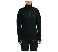 Aclima - Women's FleeceWool V2 Polo Zip - Maglia a manica lunga merino M nero