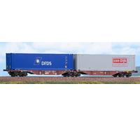ACME 40387 Carro intermodale Tipo Sggmrss 90 casse mobili ''DFDS'' ''Van Dijk''