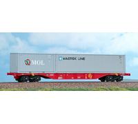 ACME 40411 OBB Carro intermodale Tipo Sgnss-y Rail Cargo Austria co container