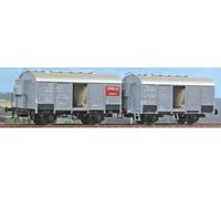 45057 Acme - Set 2 carri trasporto vino entrambi con Garitta - Art. Acme 45057