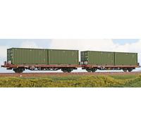 ACME 45108 SET DI 2 CARRI CARICATI CON CONTAINER MILITARI