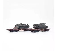 ACME 45115 Set 2 carri pianale a carrelli Rlmmp-t FS, Leopard e Bergenpanzer
