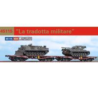 ACME 45115 - SET DI 2 CARRI FS RLMMP-T CARICATI CON CARRI ARMATI, EP V