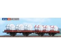 ACME 45124 Set 2 carri FS tipo P, con 3 + 3 contenitori per trasporto birra