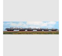 Acme 45130 FS - Set ''Treno Italsider'' di tre carri privati Sa per il trasporto