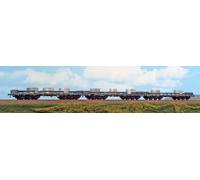 ACME 45131 Set 3 carri Sa a 6 assi ITALSIDER S.p.A. per trasporto coils,grigio