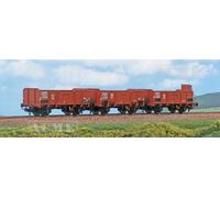 ACME 45183 Set tre carri sponde Tipo L con e senza garitta FS marcatura EUROP