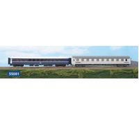 ACME 55081 Set letti tipo P inox FS, mantici tubolari + letti tipo Ub livrea blu