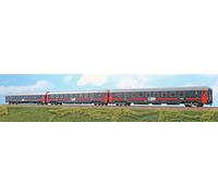 ACME 55275 Set 3 CARROZZE ''Intercity Notte'' blu con fascia rossa FS