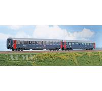 ACME 55361 Set Z1 2a cl + Gran Confort livrea “IC Notte” blu senza fascia rossa,