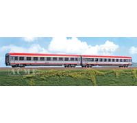ACME 55377 Set 2 carrozze prima e seconda classe Livrea rosso/grigio scuro OBB