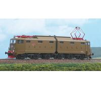 Acme Locomotiva elettrica E645 047 – livrea isabella, vomere rosso, fregio FS dipinto, Triplex
