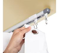 ACMEART Ceiling Curtain Track,Retractable Ceiling Track for Curtains,2.8-5.2ft,Room Divider Curtain Rod,Ceiling Rails Set with Silent Rollers and Hooks for Living room/Bedroom/Shower/RV