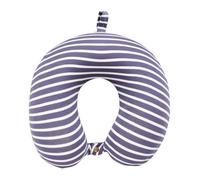 ACMEDE Cuscino da Viaggio a Forma di U, Uomo Donna Cuscino di Supporto per Aereo Seggiolino Auto Treno Cuscino Cervicale in Memory Foam Cuscino per Ufficio Casa Aereo Viaggio Cuscino (Viola)