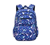 ACMEDE Zaino per la scuola da ragazza, rosa, zaino per la scuola da 1 a 3 ° classe, zaino per la scuola per bambini, con unicorni, zaino per la scuola e i viaggi, Blu, 27*18*41cm(L*W*H), Zainetto