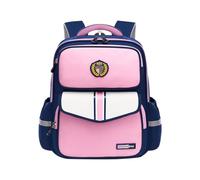 ACMEDE Zaino per Ragazze e Ragazzi,Leggero,Resistente All'acqua,Capiente,con Blocchi di Colore,Zaino Scolastico per Studenti Delle Scuole Elementari Dalla Prima Alla Sesta Classe,Taglia S/L