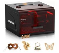 ACMER K1 - Macchina per incidere laser, 3500 ml, classe 1, piccolo incisore laser chiuso di sicurezza, superficie di incisione 150 x 150 mm, precisione 0,01 mm, taglio laser ad alta precisione per