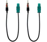 Acmerota 2 pezzi adattatore audio Fakra a Din ISO per antenna radio auto compatibile con antenna FM, radio DAB, radio FM, cavo ISO per BMW Serie 1 2008, Serie 3 2002-2007, Ford, Volkswagen