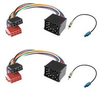 Acmerota Adattatore radio auto 17 pin ISO Stecker Autoradio compatibile per BMW E30 BMW E39 BMW E36 BMW E46 per Mini Landrover per MG Rover X5 Z3 Adattatore radio auto Stecker Auto Adapter