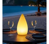 ACMHNC Lampada da Tavolo Senza Fili Ricaricabile USB Portatile con Telecomando, 16 Colori RGB Dimmerabile IP55, per Esterno Giardino Terrazzo Balcone Spiaggia Cena all'aperto Ristorante Sauna