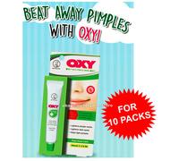 Acne OXY Gel trasparente anti-brufoli Schiarisce i brufoli Macchie scure...