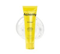 ACNEMY ZITCLEAN® - Gel detergente viso ad azione attiva, 150 ml - per pelli grasse e miste con tendenza acneica, purificante, esfoliante delicato