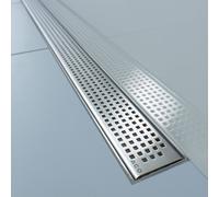 ACO Haustechnik ShowerDrain E+/M+ Quadrato copertura per canalina doccia, 0153.73.61, ShowerDrain E+/M+ Quadrato; ShowerDrain E+; ShowerDrain M+ acciaio inox levigato [Canaline Doccia e Scarichi Bagno