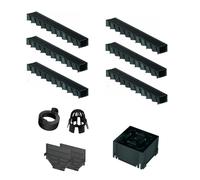 ACO Hexaline grondaia di drenaggio set canale di drenaggio grondaia a pavimen...