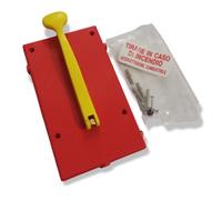 ACO MANIGLIA LEVA TIRARE IN CASO DI INCENDIO INTERCETTAZIONE COMBUSTIBILE