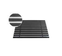 ACO Self Vario - Spazzascarpe in gomma nera, 60 cm x 40 cm (larghezza x altezza)