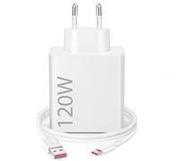 ACOCOBUY 120W Caricatore Rapido con Cavo USB C 1m per Redmi Note 1514/13/12 | Caricatore rapida per Xiaomi 17T/15T/14T/13T/12T/11T Pro/per Redmi Note 11/10 Pro/15C/POCO X8/M8/F8/X7/M7/M6/X6/X5/X4/Pad 8/7