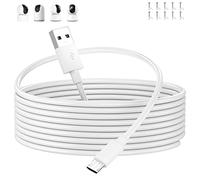 ACOCOBUY Cavo Micro USB 5m, Cavo USB per Mi 360° Home Security Camera 2K Pro, Mi 360° Home Security Camera 2K, Mi 360° Camera (1080p) USB a Micro USB Cavo di Ricarica per Telecamera di Sicurezza